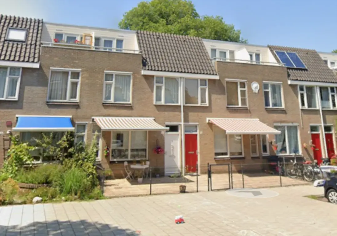 tuin met alleen tegels